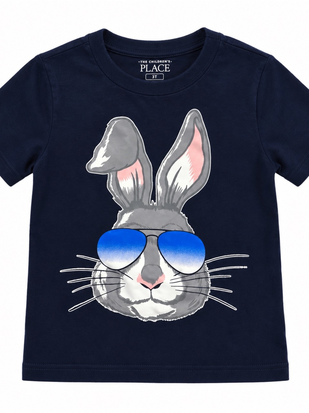 The Children's Place 3T Navy Bunny Graphic Tee - Kids